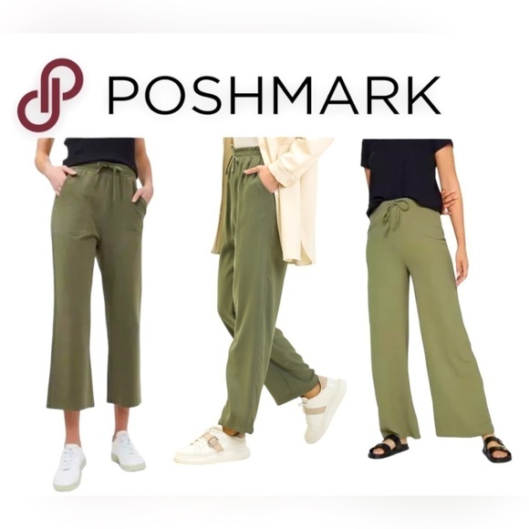 NEW WITH TAG Z SUPPLY indianna drawstring pant in aloe Sz Xs - Picture 4 of 17